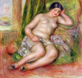 Odalisca dormiente, o Odalisca con pantofole turche, c.1915-17
